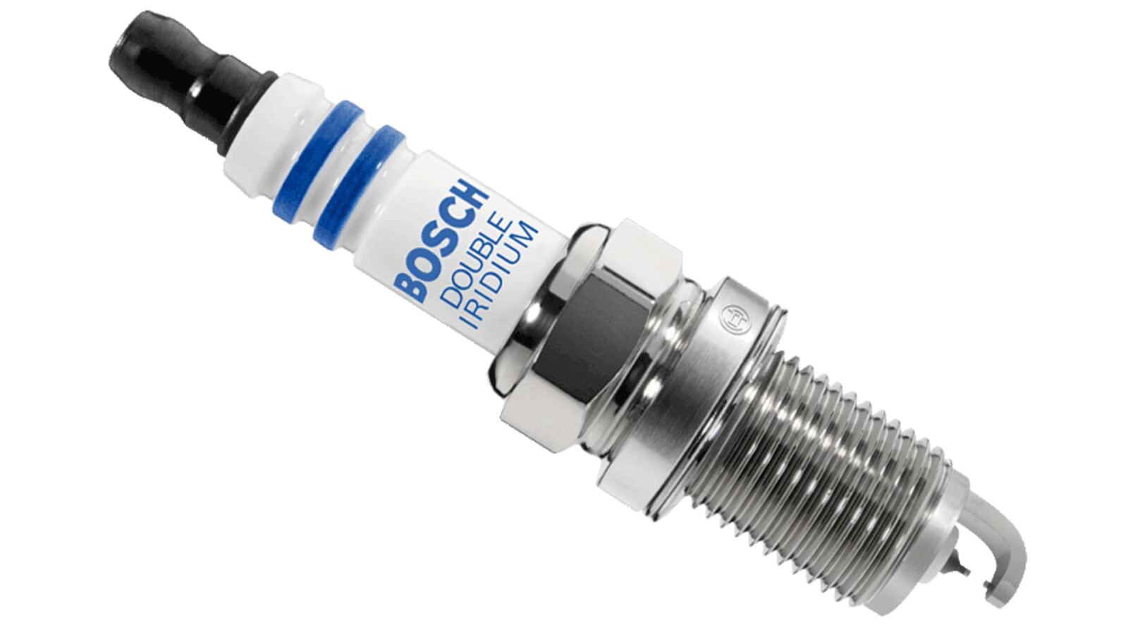 A Bosch Double Iridium spark plug